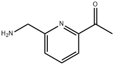 1-[6-(氨甲基)-2-吡啶基]乙酮,1558220-58-8,结构式