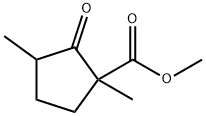1,3-二甲基-2-氧代-环戊烷羧酸甲酯 结构式