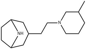 3-(2-(3-甲基哌啶-1-基)乙基)-8-氮杂双环[3.2.1]辛烷 结构式