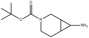 3-Azabicyclo[4.1.0]heptane-3-carboxylic acid, 7-amino-, 1,1-dimethylethyl ester Structure