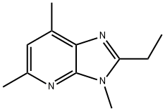 2-Ethyl-3,5,7-trimethyl-3H-imidazo[4,5-b]pyridine Struktur