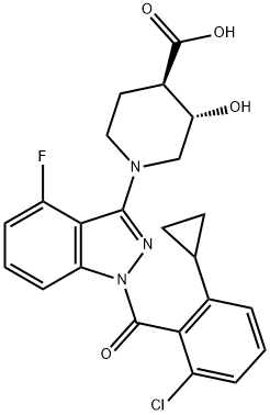 RORΓT INHIBITOR 1, 1561770-72-6, 结构式