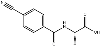 (4-Cyanobenzoyl)alanine,1562411-17-9,结构式