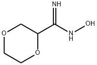 1,4-Dioxane-2-carboximidamide, N-hydroxy- Struktur