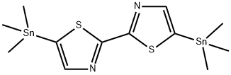 2,2'-Bithiazole, 5,5'-bis(trimethylstannyl)- Structure