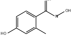N',4-dihydroxy-2-methylbenzene-1-carboximidamide Structure