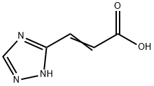 2-Propenoic acid, 3-(1H-1,2,4-triazol-5-yl)-,1564005-34-0,结构式