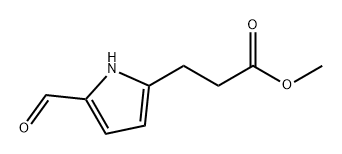 1H-Pyrrole-2-propanoic acid, 5-formyl-, methyl ester 结构式