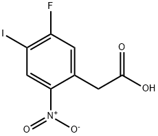 5-Fluoro-4-iodo-2-nitrophenylacetic acid Structure