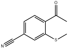 4'-Cyano-2'-(methylthio)acetophenone Struktur