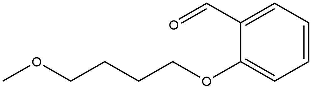 2-(4-Methoxybutoxy)benzaldehyde Structure