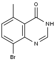 4(3H)-Quinazolinone, 8-bromo-5-methyl- Structure