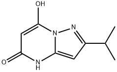 Pyrazolo[1,5-a]pyrimidin-5(4H)-one, 7-hydroxy-2-(1-methylethyl)- 化学構造式