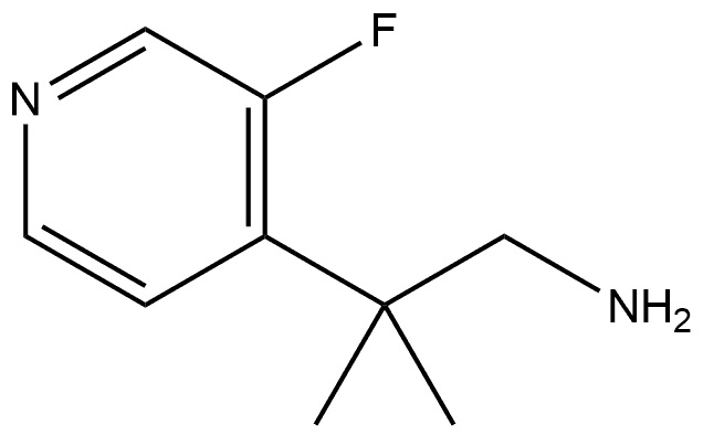 3-Fluoro-β,β-dimethyl-4-pyridineethanamine Structure