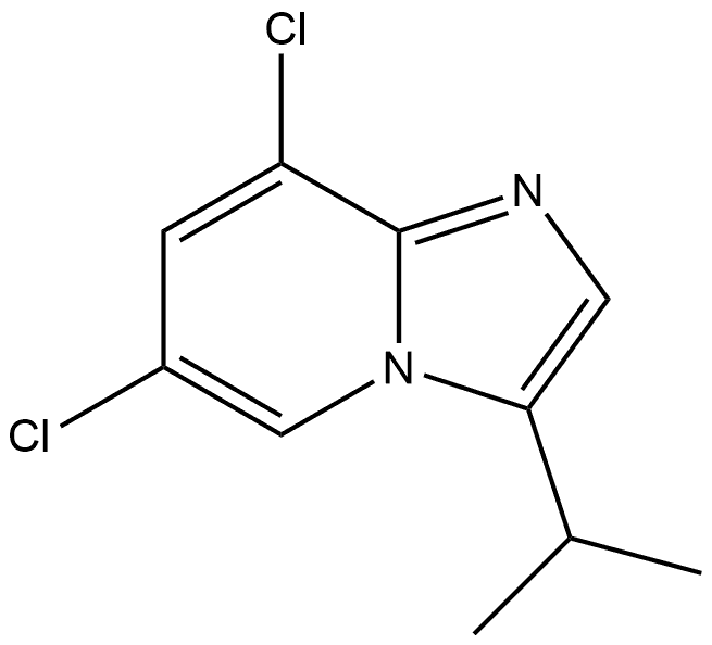 6,8-Dichloro-3-(1-methylethyl)imidazo[1,2-a]pyridine Structure