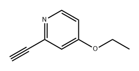 Pyridine, 4-ethoxy-2-ethynyl- Structure