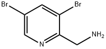 1-(3,5-dibromopyridin-2-yl)methanamine Struktur