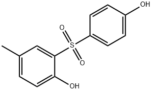 Phenol, 2-[(4-hydroxyphenyl)sulfonyl]-4-methyl- Structure