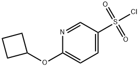 3-Pyridinesulfonyl chloride, 6-(cyclobutyloxy)- 化学構造式