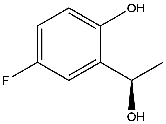 (R)-4-氟-2-(1-羟乙基)苯酚, 156597-63-6, 结构式