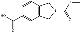 2H-Isoindole-2,5-dicarboxylic acid, 1,3-dihydro-, 2-methyl ester,1566275-37-3,结构式