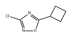 1,2,4-Oxadiazole, 3-chloro-5-cyclobutyl- Struktur