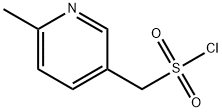 3-Pyridinemethanesulfonyl chloride, 6-methyl- 结构式