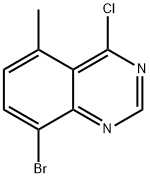 Quinazoline, 8-bromo-4-chloro-5-methyl- Structure