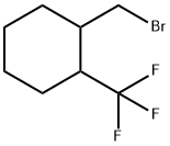 1-(溴甲基)-2-(三氟甲基)环己烷 结构式