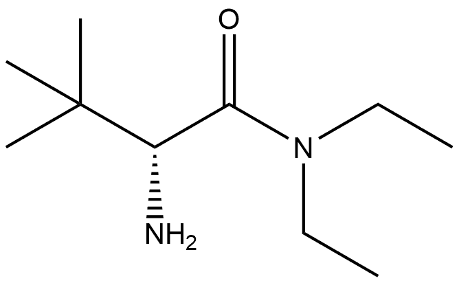 (R)-2-Amino-N,N-diethyl-3,3-dimethylbutanamide Structure