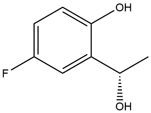 (S)-4-氟-2-(1-羟乙基)苯酚, 1567919-38-3, 结构式