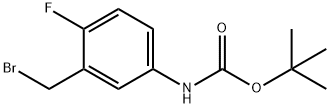 5-Amino-2-fluorobenzyl bromide, N-BOC protected|(3-(溴甲基)-4-氟苯基)氨基甲酸叔丁酯