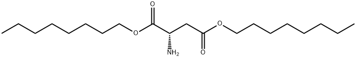 L-天冬氨酸二辛酯,15706-75-9,结构式