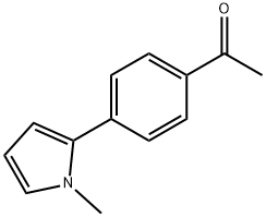 Ethanone, 1-[4-(1-methyl-1H-pyrrol-2-yl)phenyl]- Struktur