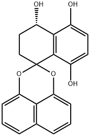 Spiro[naphthalene-1(2H),2'-naphtho[1,8-de][1,3]dioxin]-4,5,8-triol, 3,4-dihydro-, (4S)-|