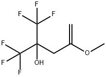 1,1,1-trifluoro-4-methoxy-2-trifluoromethyl-pent-4-en-2-ol Structure