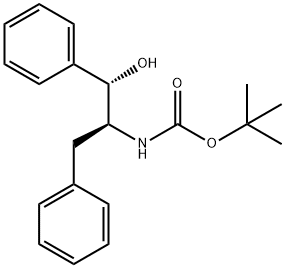 Carbamic acid, [(1S,2S)-2-hydroxy-2-phenyl-1-(phenylmethyl)ethyl]-, 1,1-dimethylethyl ester (9CI) Structure