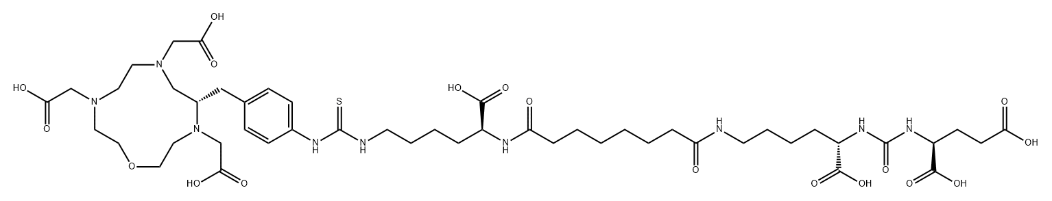 4,6,12,21,27-Pentaazaoctacosane-1,3,7,22-tetracarboxylic acid, 5,13,20-trioxo-28-thioxo-28-[[4-[[(5S)-4,7,10-tris(carboxymethyl)-1-oxa-4,7,10-triazacyclododec-5-yl]methyl]phenyl]amino]-, (3S,7S,22S)-