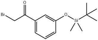 2-Bromo-1-(3-((tert-butyldimethylsilyl)oxy)phenyl)ethanone Structure