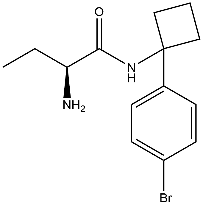 (2S)-2-Amino-N-1-(4-bromophenyl)cyclobutylbutanamide|(S)-2-氨基-N-(1-(4-溴苯基)环丁基)丁酰胺