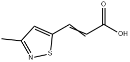 2-Propenoic acid, 3-(3-methyl-5-isothiazolyl)- Structure
