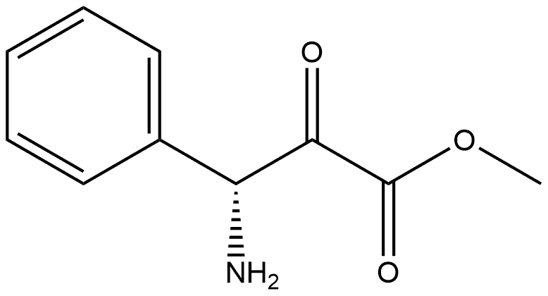 Benzenepropanoic acid, β-amino-α-oxo-, methyl ester, (R)- (9CI) 化学構造式