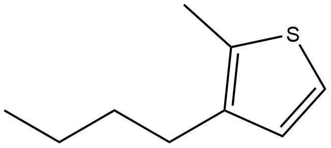 3-Butyl-2-methylthiophene Structure