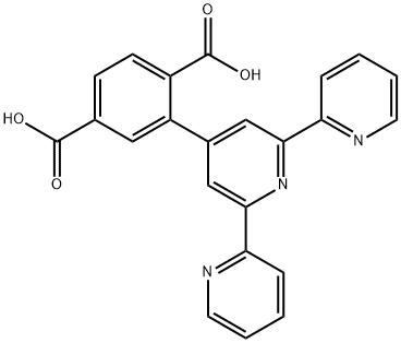 4'-(2,5-二羧基苯基)-[2,2':6',2'']三联吡啶,158014-75-6,结构式