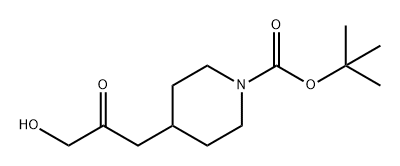 1-Piperidinecarboxylic acid, 4-(3-hydroxy-2-oxopropyl)-, 1,1-dimethylethyl ester
