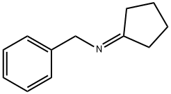 Benzenemethanamine, N-cyclopentylidene- Struktur