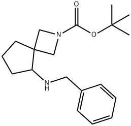 1,1-Dimethylethyl 5-[(phenylmethyl)amino]-2-azaspiro[3.4]octane-2-carboxylate Structure