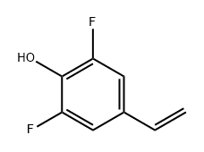 Phenol, 4-ethenyl-2,6-difluoro- Structure