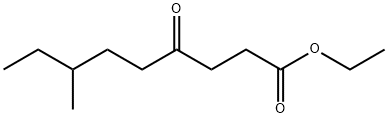 Nonanoic acid, 7-methyl-4-oxo-, ethyl ester Structure