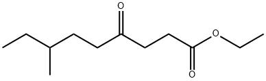 Nonanoic acid, 7-methyl-4-oxo-, ethyl ester Struktur